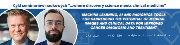 Seminarium naukowe z cyklu "…where discovery science meets clinical medicine"