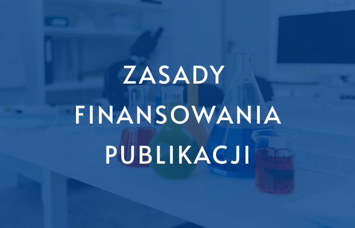 Zasady finansowania publikacji w Uczelni