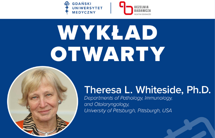 Wykład prof. Whiteside "Extracellular vesicles in immunooncology, medical  diagnostics and therapy" 